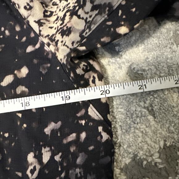 LULULEMON LAB Revera Duster Dress Jacket Black Multi Medium W3DUNS - Picture 7 of 8